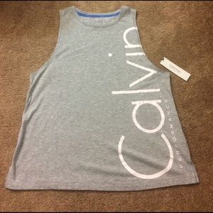 Calvin Klein Athlesiure Tank Top Grey